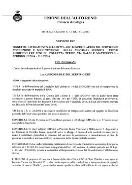UNIONE DELL`ALTO RENO