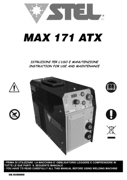 MAX 171 ATX - Stel Welding Division
