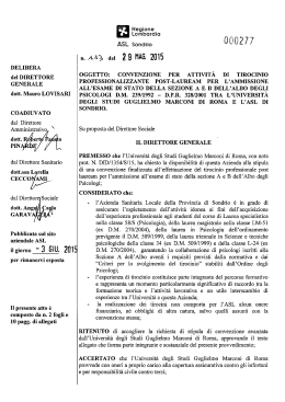 DELIBERA del DIRETTORE GENERALE