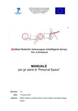 manuale - GLORIA Project