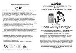 CARICABATTERIA PER 2 E 4 BATTERIE AA – AAA dotato di