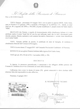 degli art. 34 e seguenti del DPR n. BB`GIEÙÙÙ, di poter modiﬁcare il