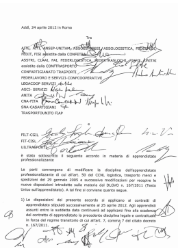 accordo apprendistato - CGIL