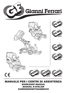 MANUALE PER I CENTRI DI ASSISTENZA
