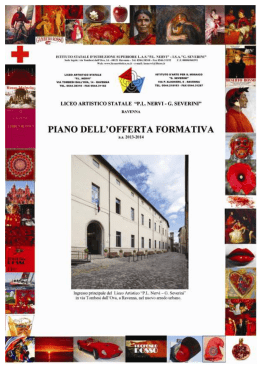 POF 2013/14 - Liceo Artistico "PL NERVI – G. SEVERINI" – Ravenna