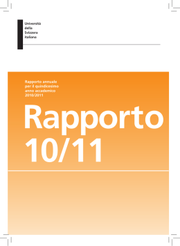 Rapporto annuale 2010-2011