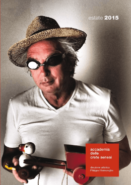 here the program - Accademia delle crete senesi