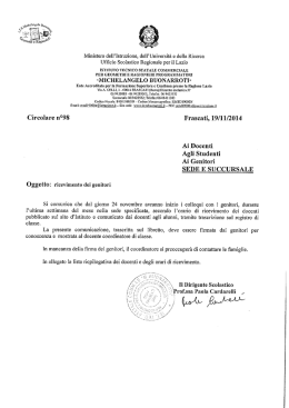 michelangelo buonarroti - Istituto Tecnico M. Buonarroti