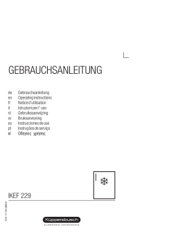 gebrauchsanleitung - Küppersbusch Hausgeräte GmbH