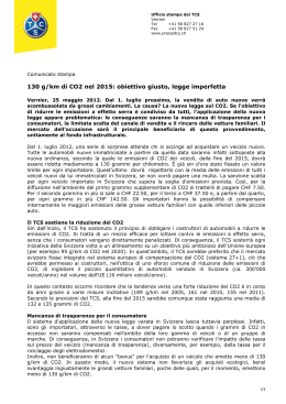 130 g/km di CO2 nel 2015: obiettivo giusto, legge imperfetta