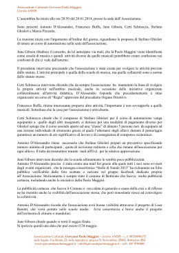 Verbale 20/01/2014 - Associazione culturale Giovanni