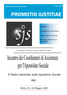 Promotio Iustitiae no. 085
