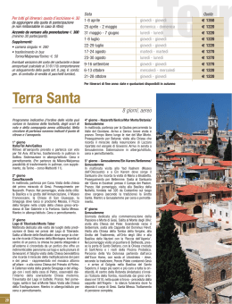 Terra Santa - Viaggi last minute: travelastminute.it