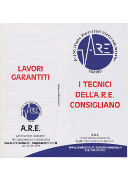 Tecnici Are consigliano