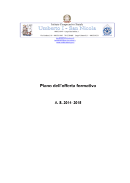 Scarica il p.o.f. d`istituto 2014/2015
