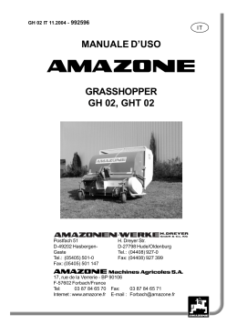 grasshopper gh 02, ght 02 manuale d`uso