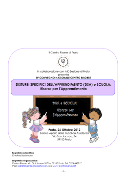 Programma Convegno dsa2012 - NewsPsic