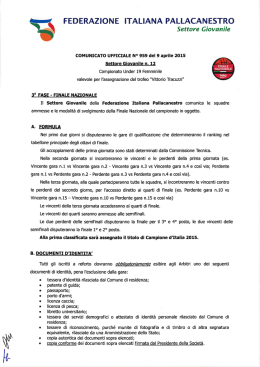 Settore Giovanile