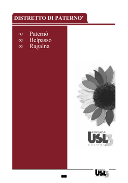 Patern&ograve; &bull; Belpasso &bull; Ragalna