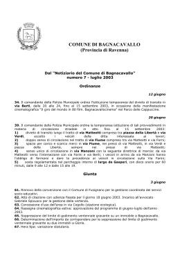 COMUNE DI BAGNACAVALLO (Provincia di Ravenna)