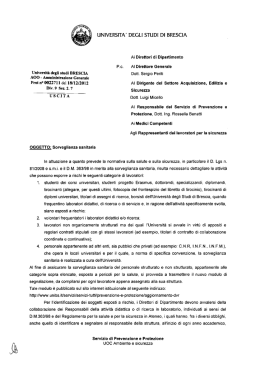 Stampa di fax a pagina intera - Universit&agrave; degli Studi di Brescia