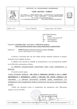 j &ldquo;LEON ATTISTA NL&Igrave;`ERTE&ldquo; - Istituto di Istruzione Superiore Leon