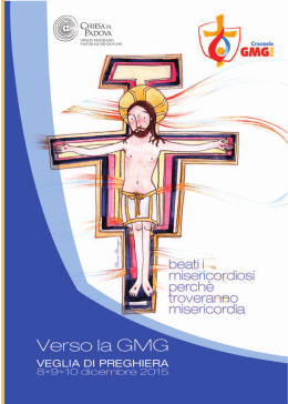 Libretto Veglia alla croce GMG, chiesa degli Eremitani