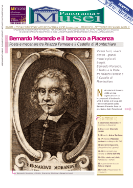 Bernardo Morando e il barocco a Piacenza
