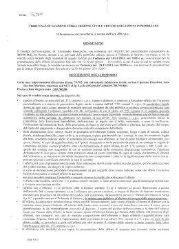 Senza titolo - Aste Giudiziarie Salerno