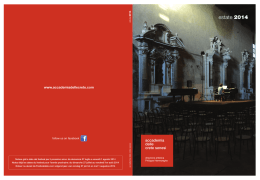 Scarica il libretto del programma 2014