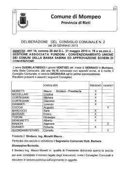 DCC 2-2013 - Comune di Mompeo