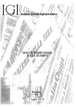 Untitled-1 - IGI - Istituto Grandi Infrastrutture