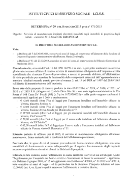 esercizio 2015. SmartCIG