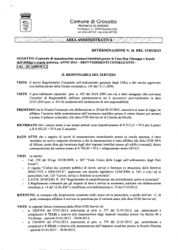 Comune CII Grosotto - Comunita Montana Valtellina di Tirano