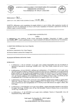 Deliberazione n. 967 del 06.10.2014