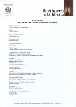 . Beethoven - Associazione Culturale Dioniso