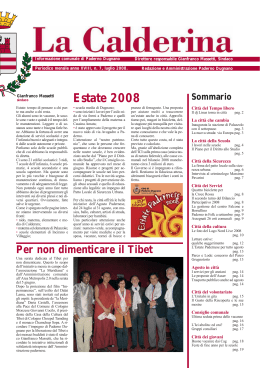 Luglio 2008 - Sito Istituzionale del Comune di Paderno Dugnano