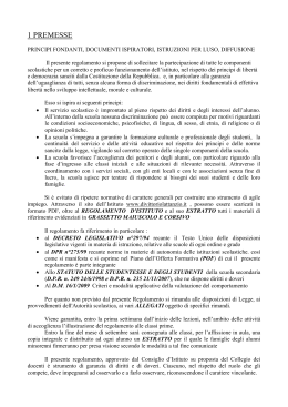 regolamento d`Istituto - IIS Di Vittorio
