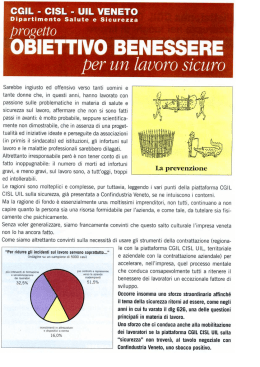obiettivo benessere