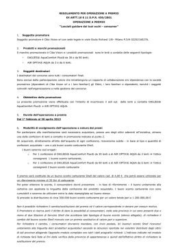 ALLEGATO 1 A CONTRATTO CV