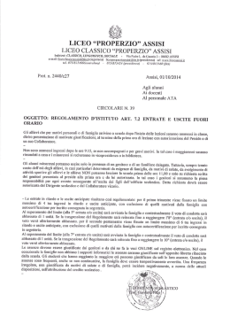Art. 7.2 entrate e uscite