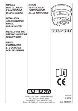 comfort - Sabiana