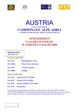 fea austria - Veneto Endurance Team