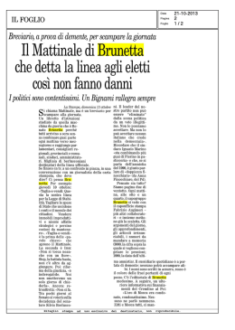 il foglio - Free News Online