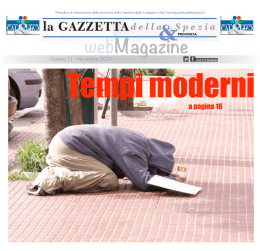 webMagazine - La Gazzetta della Spezia