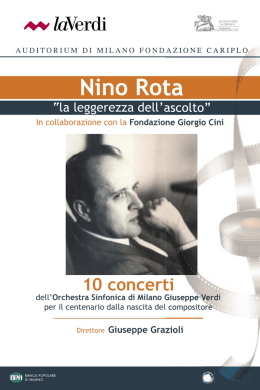 Nino Rota - Fondazione Giorgio Cini