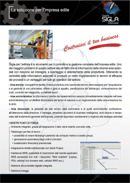 SIGLA Edilizia brochure commerciale