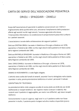 Scarica Carta dei servizi