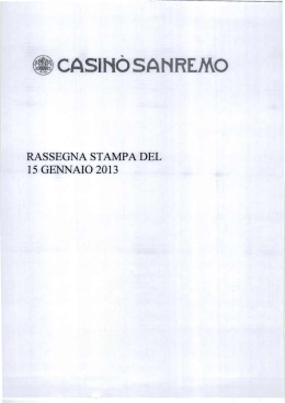 CASINO SANREMO