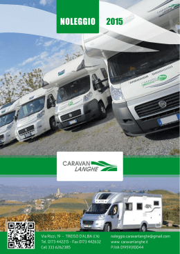 lANG/1`E [&Agrave; - Caravan Langhe